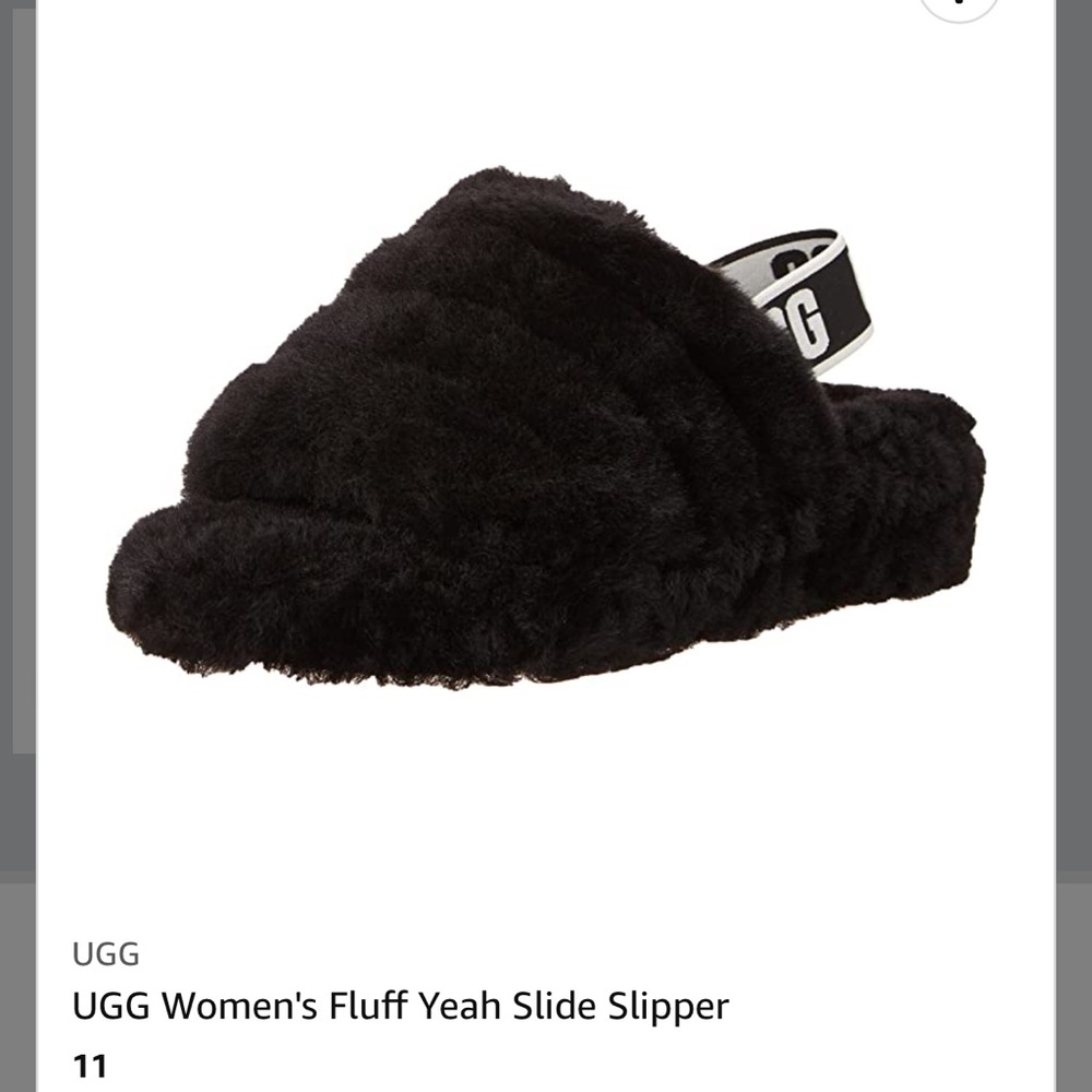 Ugg fluff slides
